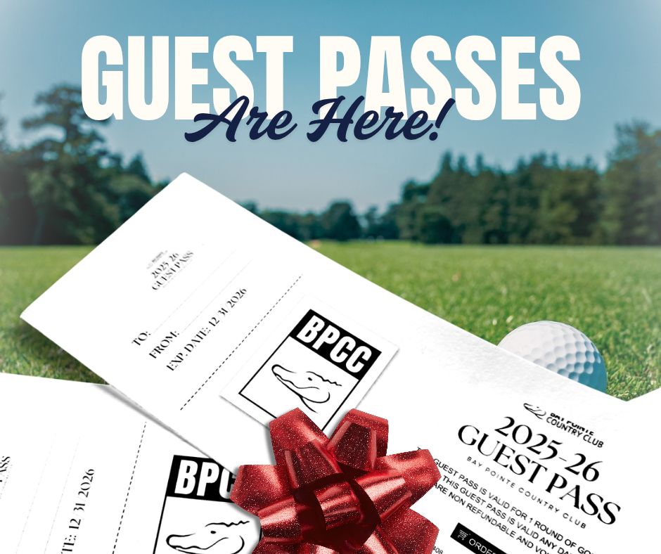 2025-26 Guest Passes: 10 Rounds of Golf | $350